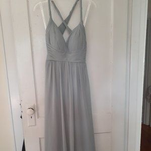 Dolphin Grey bridesmaid dress